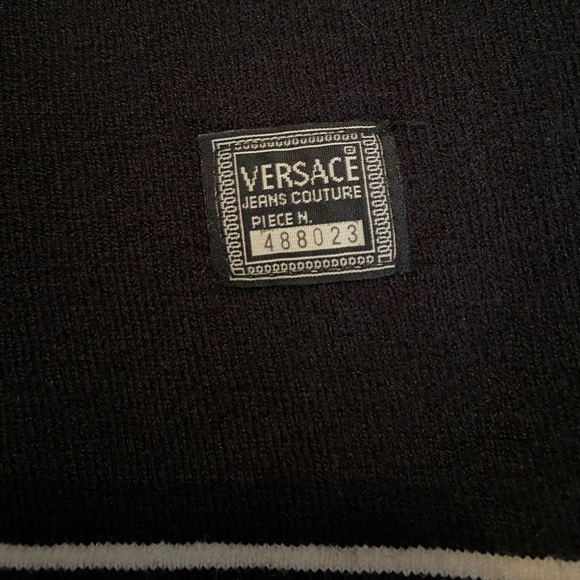 Vintage Versace Turtleneck Short Sleeve Sweater - Picture 2 of 9